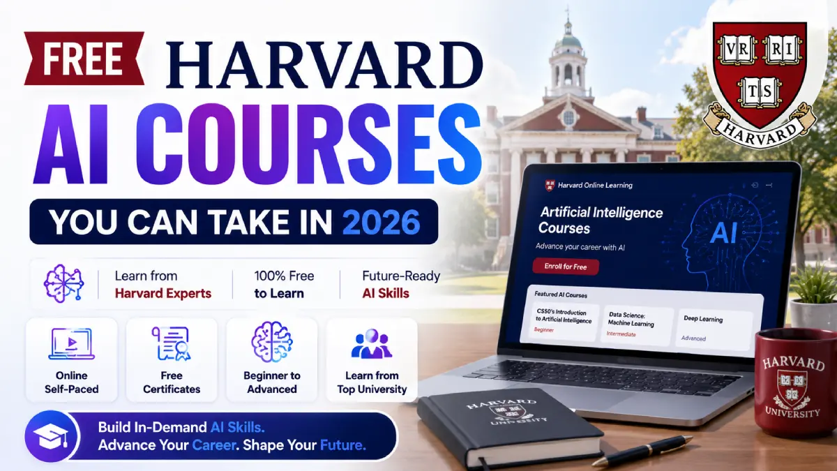 Free Harvard AI Courses You Can Take in 2026