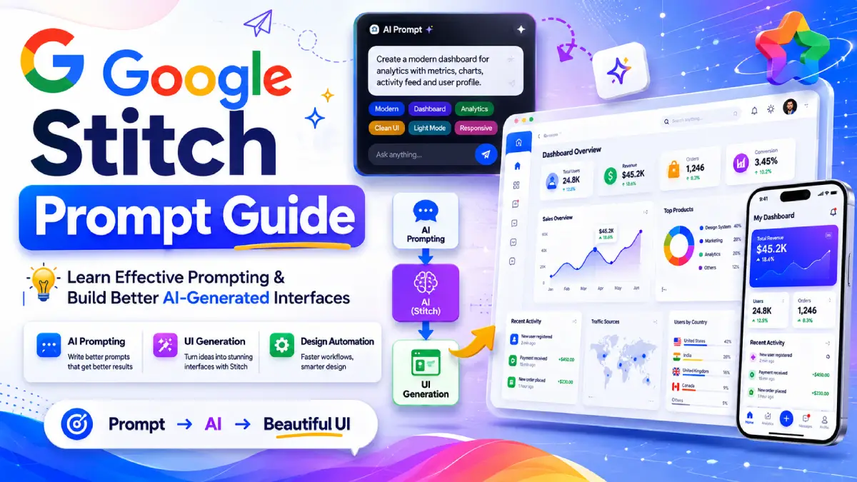 Google Stitch Prompt Guide and Best Examples for 2026